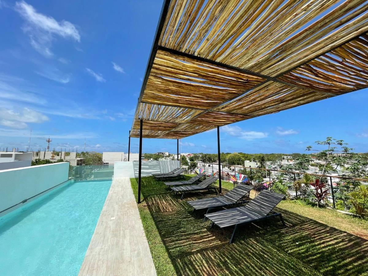 Katalox Jungle Lofts By Simply Comfort Tulum Centre Rooftop Patio & Pool Appartement Buitenkant foto